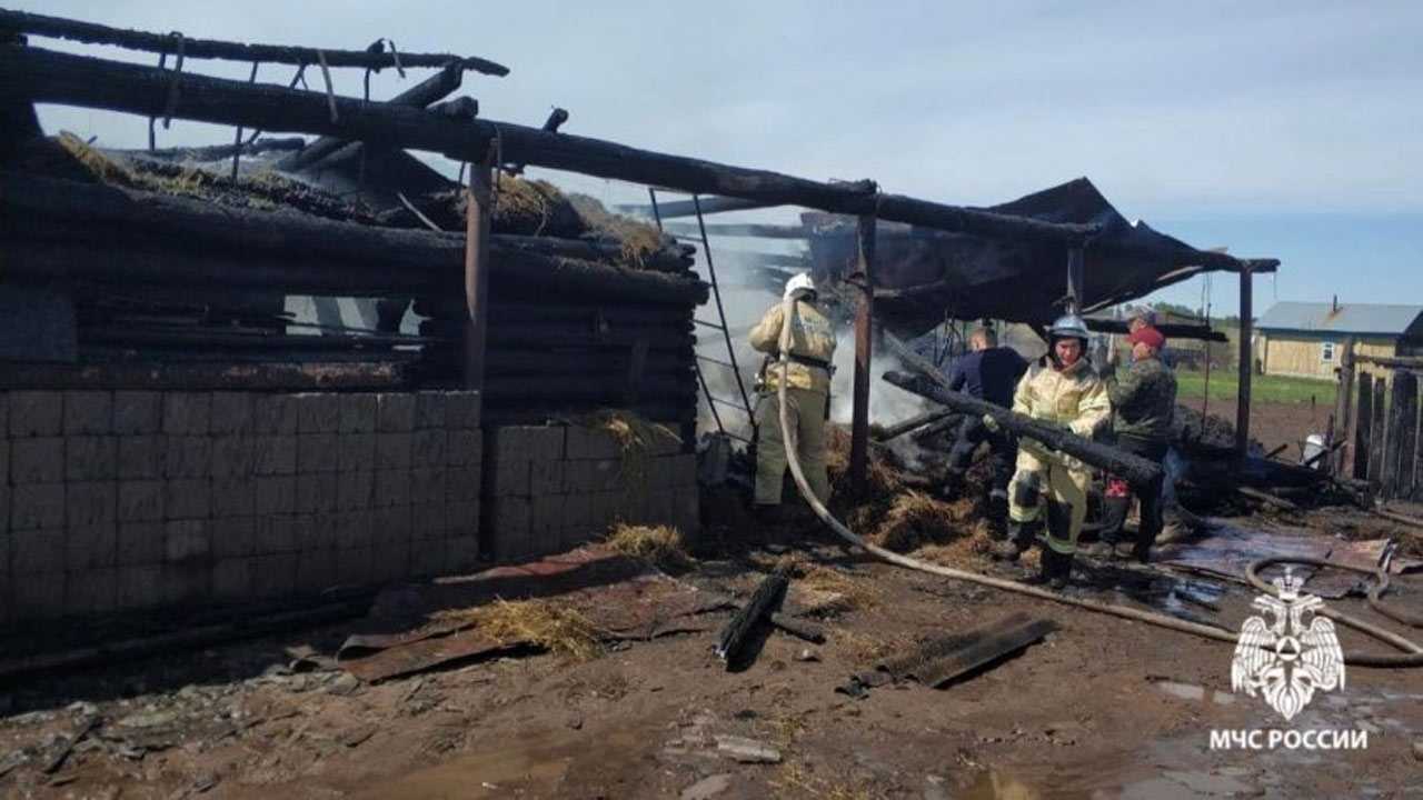 В Башкирии молодой человек получил ожоги пытаясь потушить пожар в доме