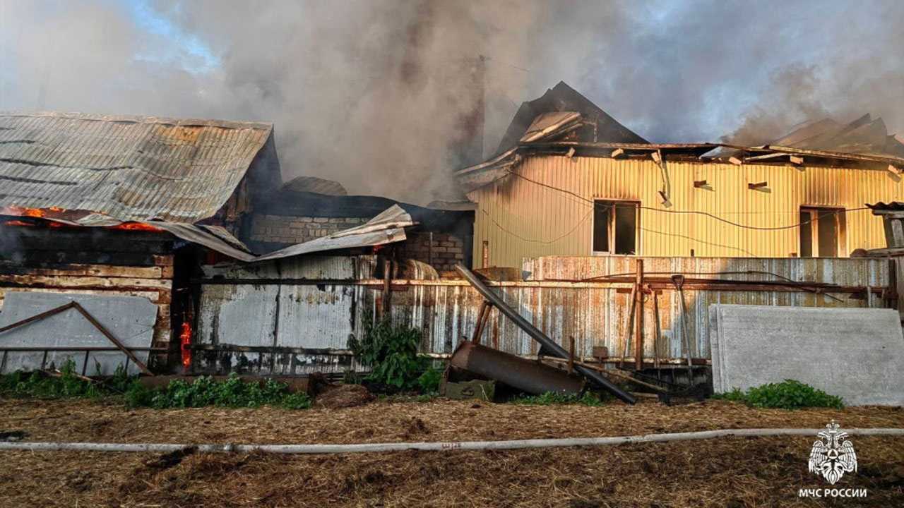 В Башкирии из-за утечки газа в пожаре погибла женщина