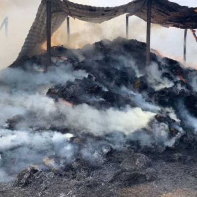 Житель Башкирии получил ожоги пытаясь потушить загоревшееся сено