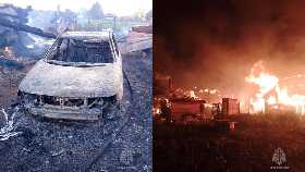 В Башкирии ночной пожар унес жизнь 63-летнего мужчины