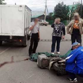 В Башкирии столкнувшись с фургоном погиб мотоциклист