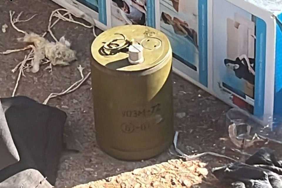 Жители Башкирии нашли мину на мусорной площадке