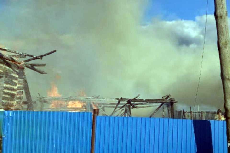 В Башкирии во время пожара погибли мужчина и женщина