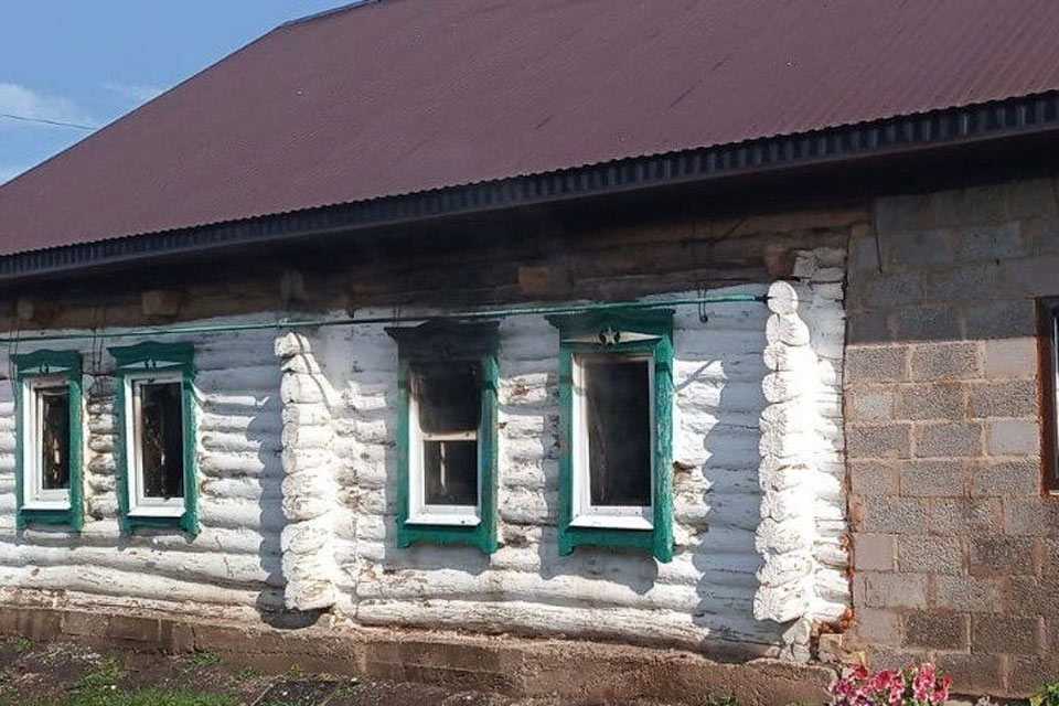 В Башкирии во время страшного пожара пострадал житель Татарстана