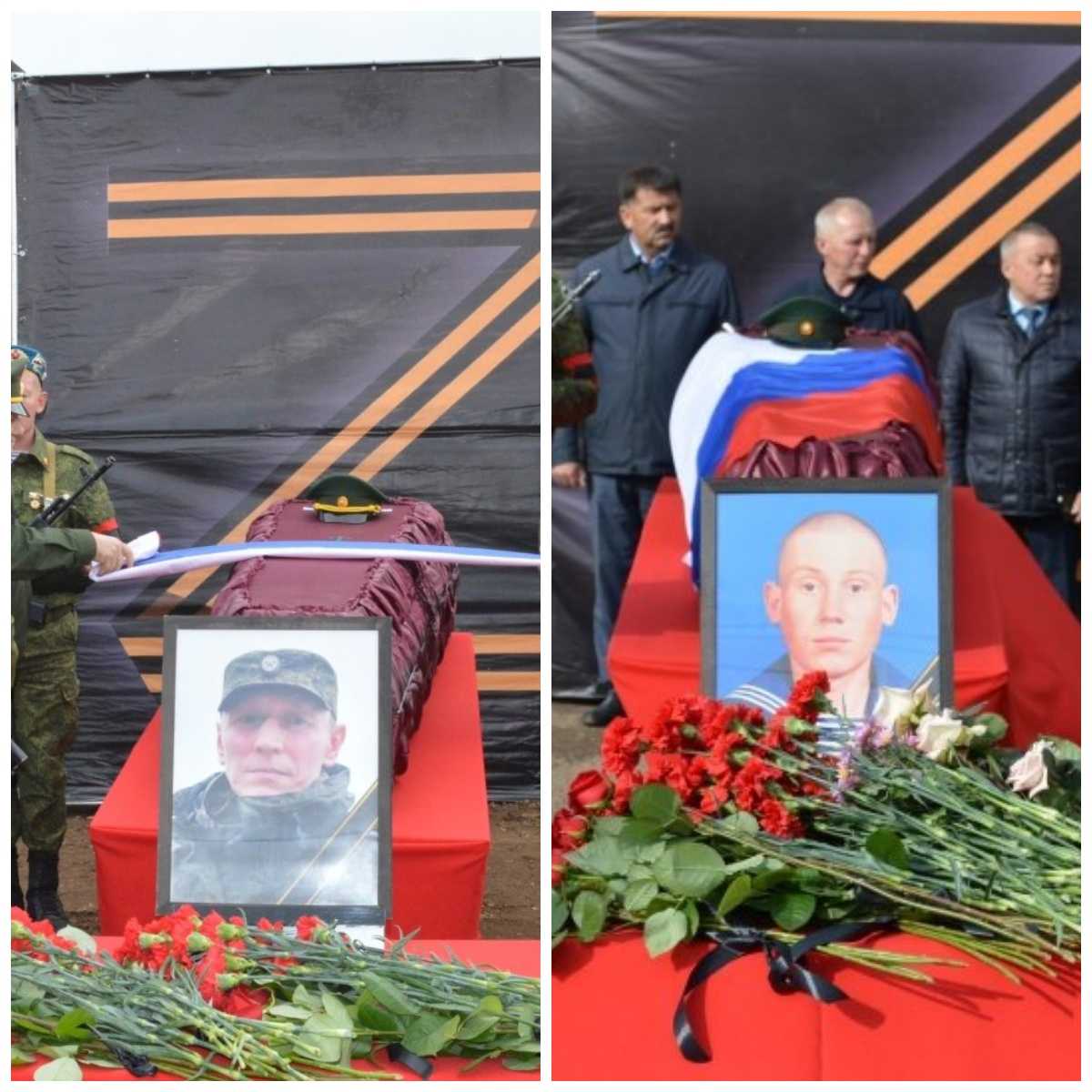 В Башкирии похоронили сразу двух бойцов, погибших в ходе СВО