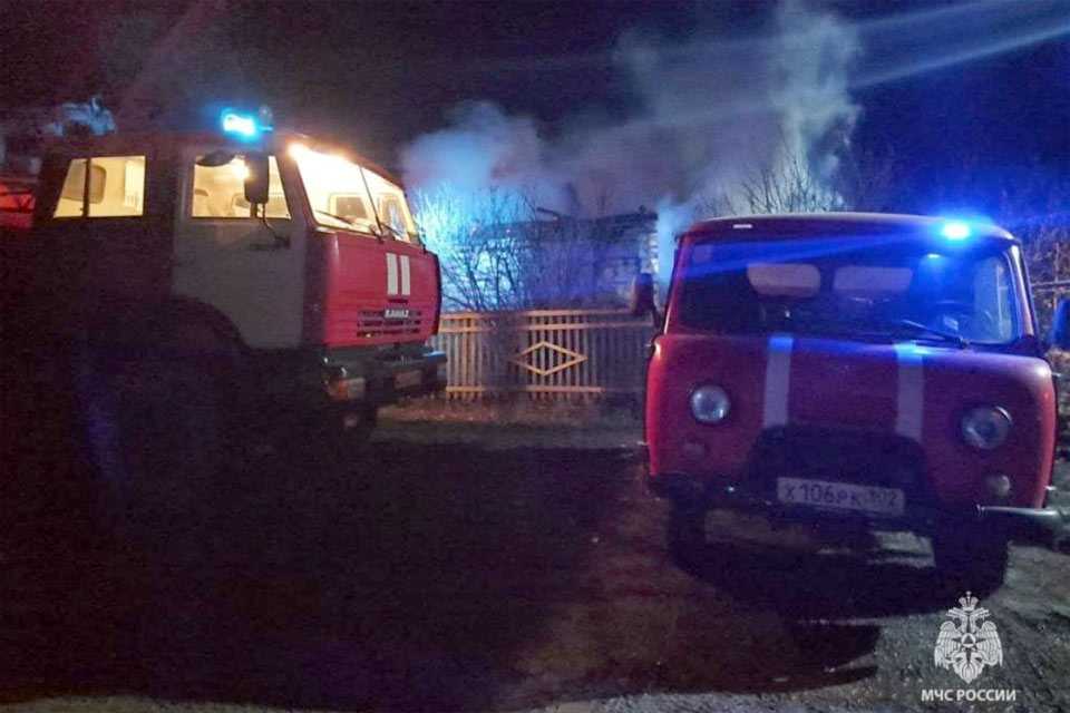 Пожар в Башкирии унес жизнь 61-летнего хозяина дома
