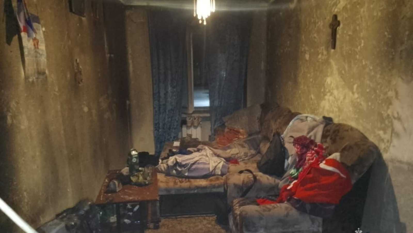 Житель Башкирии попал в реанимацию после пожара в собственной квартире