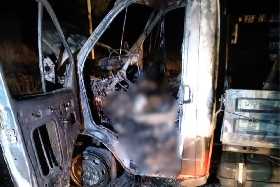 В Башкирии мужчина погиб в загоревшемся грузовике