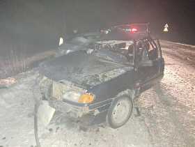 Авария на трассе в Башкирии: столкнулись два автомобиля, водитель и пассажир погибли