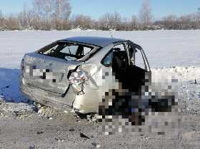 В Бирском районе Башкирии в лобовой аварии погиб водитель «Лады»