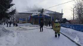 В Башкирии загорелось здание сельского Дома культуры