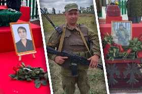 В Башкирии простились еще с тремя погибшими бойцами СВО