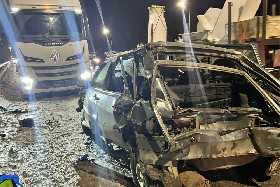В Башкирии в жесткой аварии с грузовиком и парой легковых авто пострадали люди