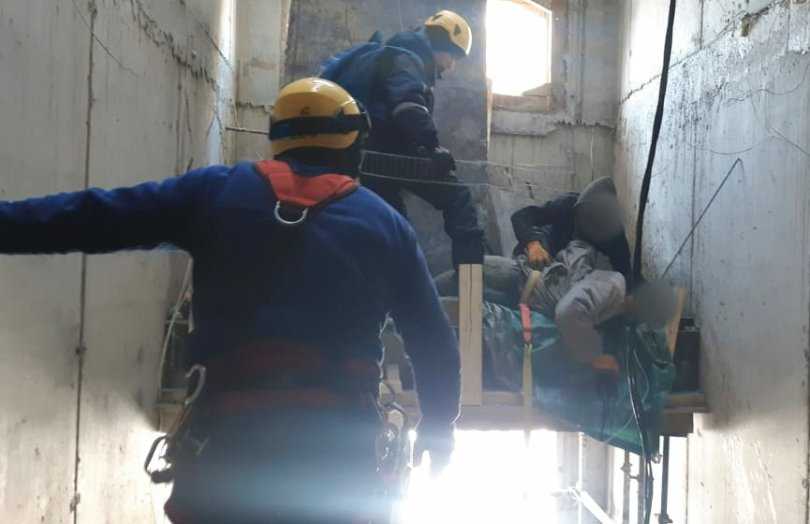 Несчастный случай на стройке в Уфе: мужчина упал с высоты 9 этажа
