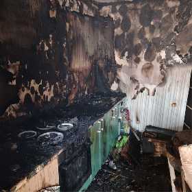 В Уфе едва заживо не сгорели 36 человек, из-за забытой на плите сковородки