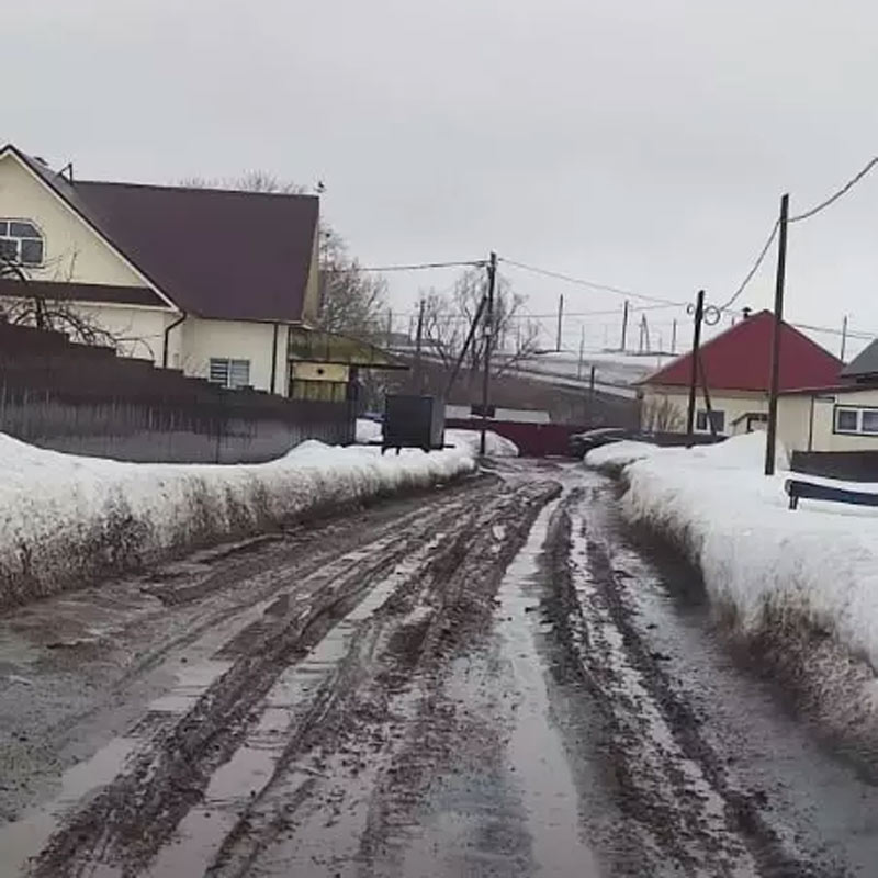 Жители села в Башкирии попросили Радия Хабирова отремонтировать дорогу
