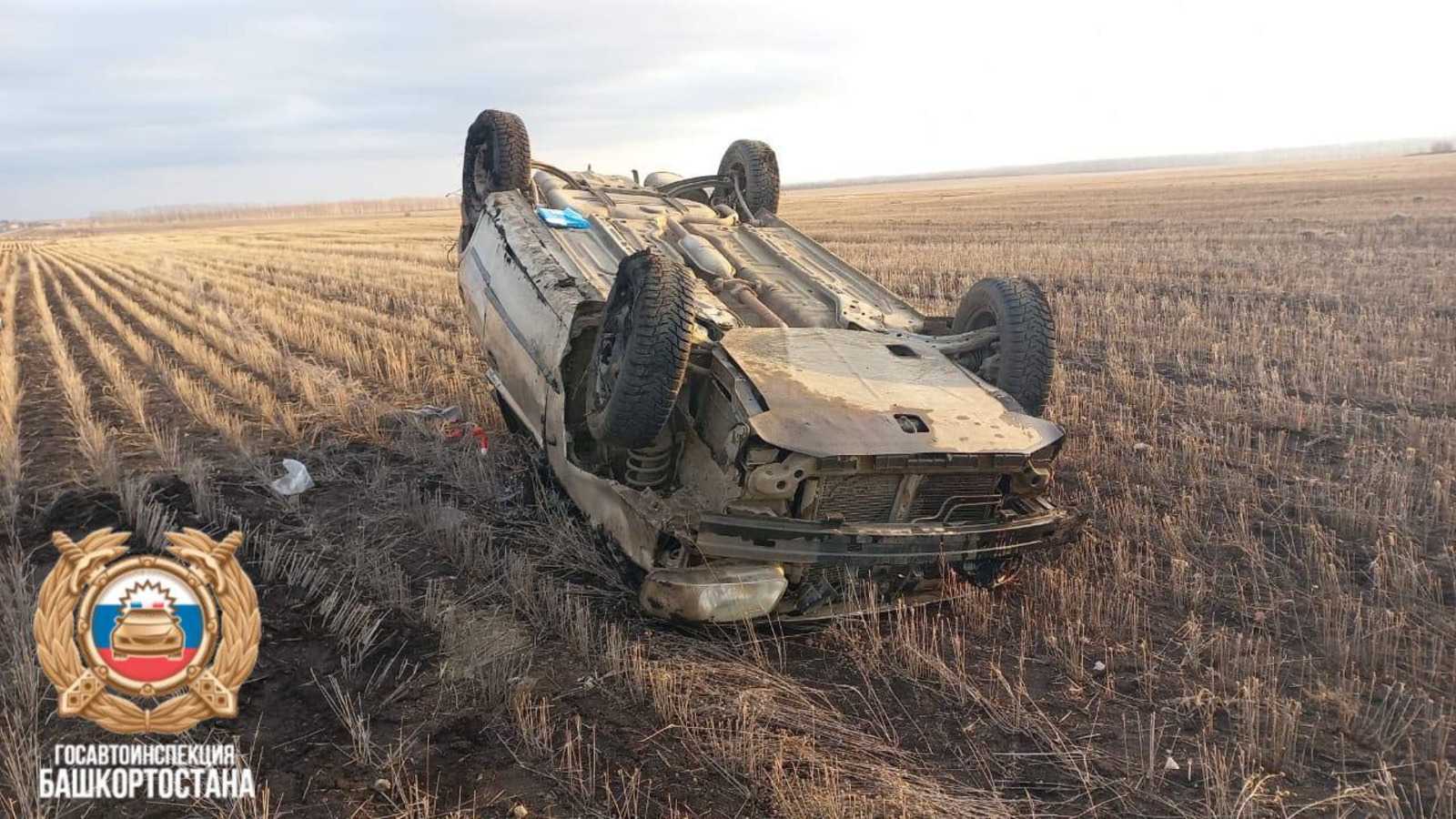 В Абзелиловском районе Башкирии в результате ДТП погибли водитель и два пассажира