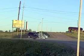 В Аскинском районе Башкирии в лобовом столкновении Hyundai Accent и Hyundai Creta погиб один из водителей - видео
