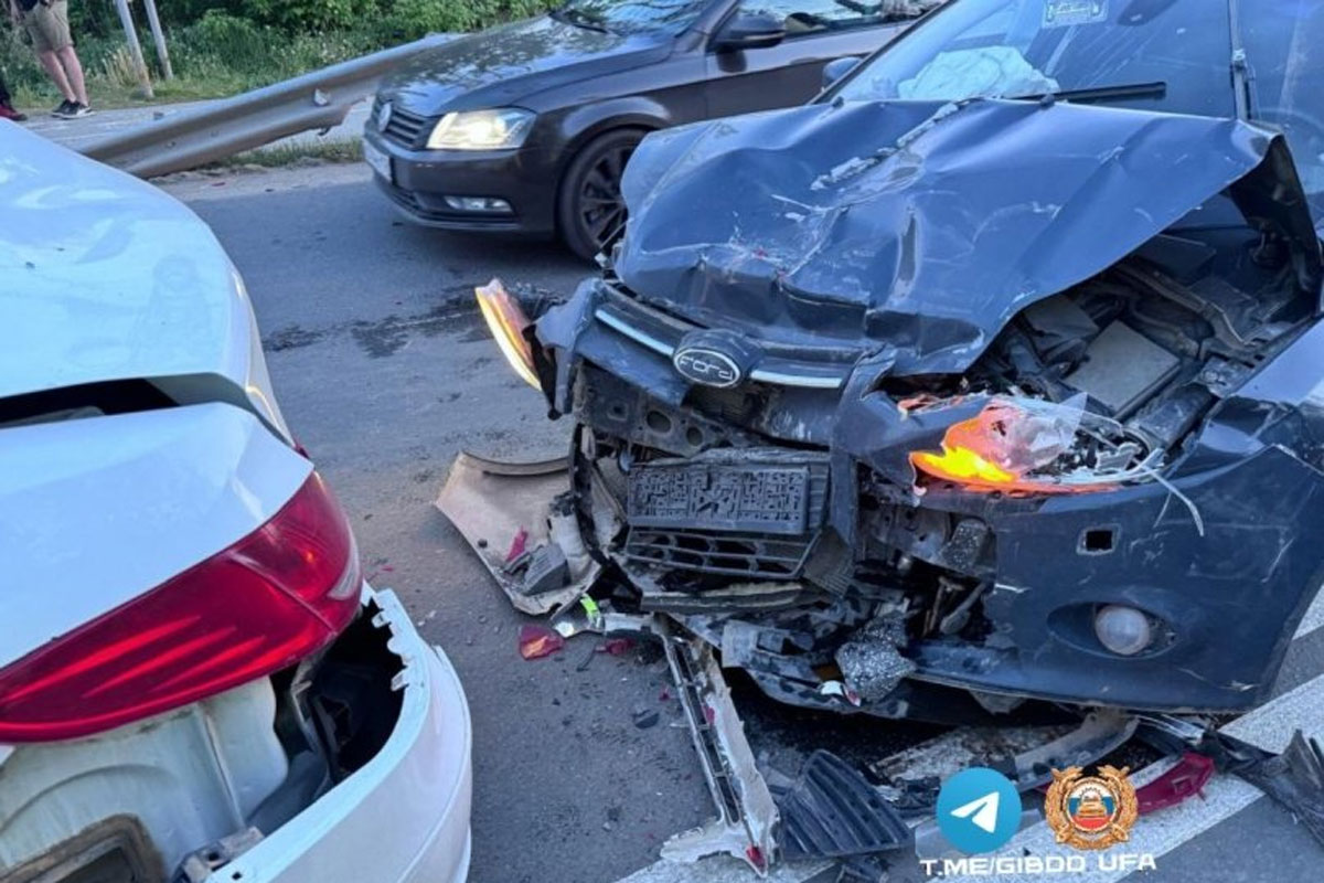 В Уфе в результате массовой аварии пострадали 2 ребенка | 01.06.2024 |  Новости Уфы - БезФормата