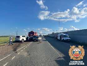 В Башкирии столкнулись иномарки: два человека погибли, трое госпитализированы