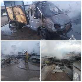 В Башкирии дотла сгорел дом, есть пострадавший
