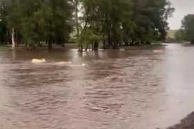В Башкирии поднялся уровень воды в реке Малый Кизил в Абзелиловском районе