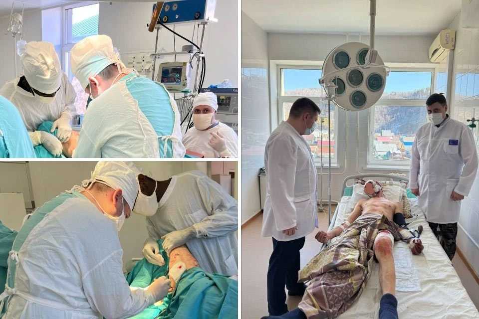 В Башкирии мужчина чудом выжил после встречи с медведицей