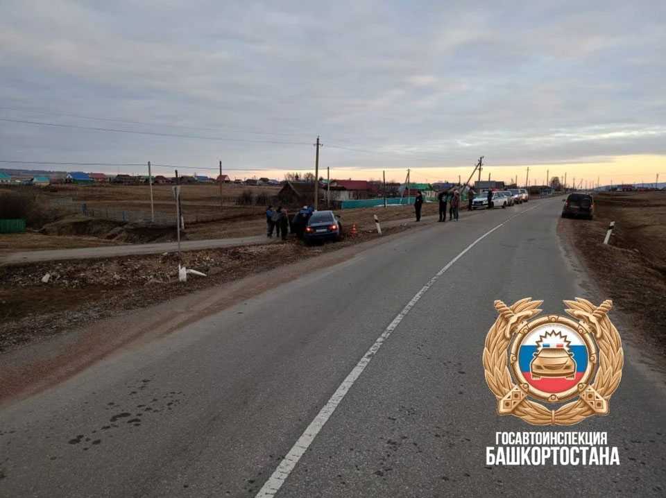 В Гафурийском районе Башкирии 22-летний водитель погиб в ДТП