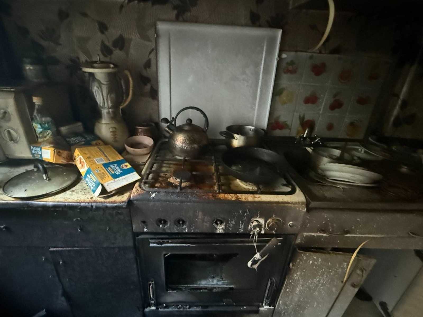 В результате пожара на кухне квартиры в Уфе погиб 63-летний мужчина