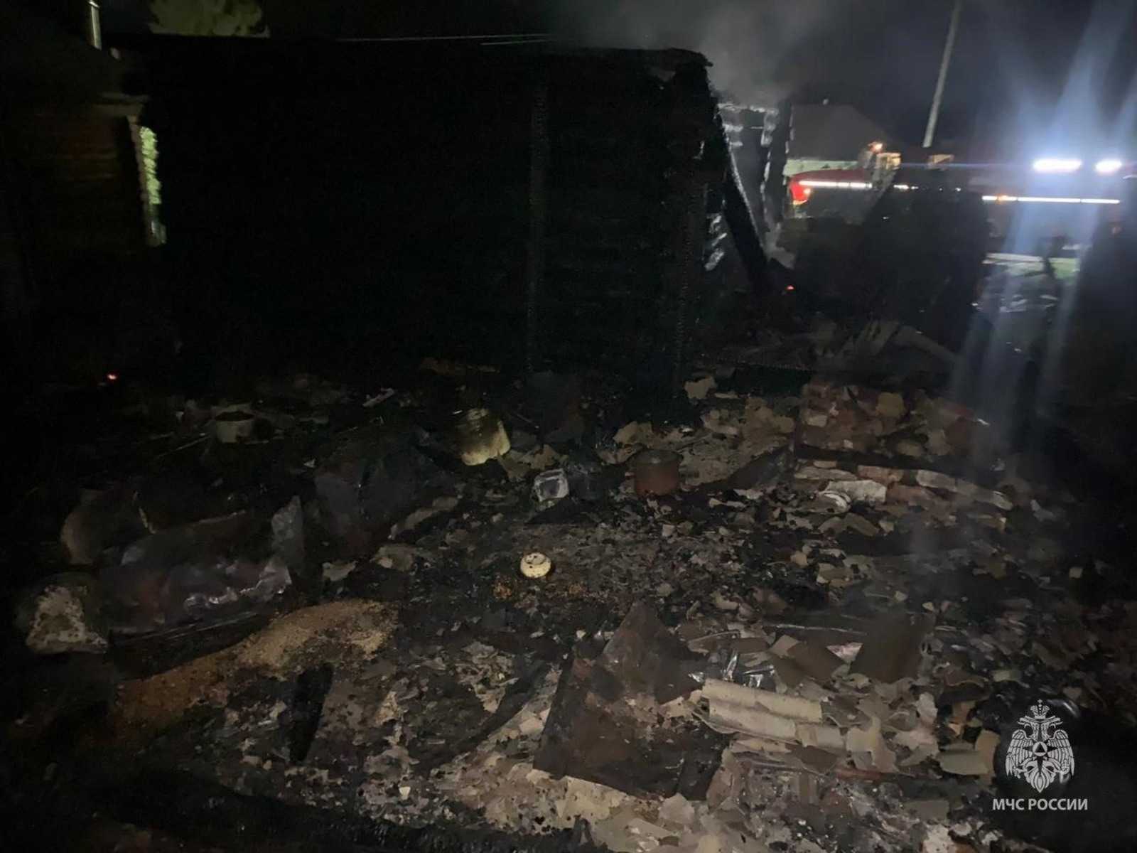 В Башкирии за сутки в пожарах погибли два человека