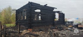 В Башкирии пожар унес жизни двух человек в селе Ургуш