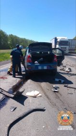 Смертельное ДТП на М5 в Башкирии: водитель Рено погиб после столкновения с фурой