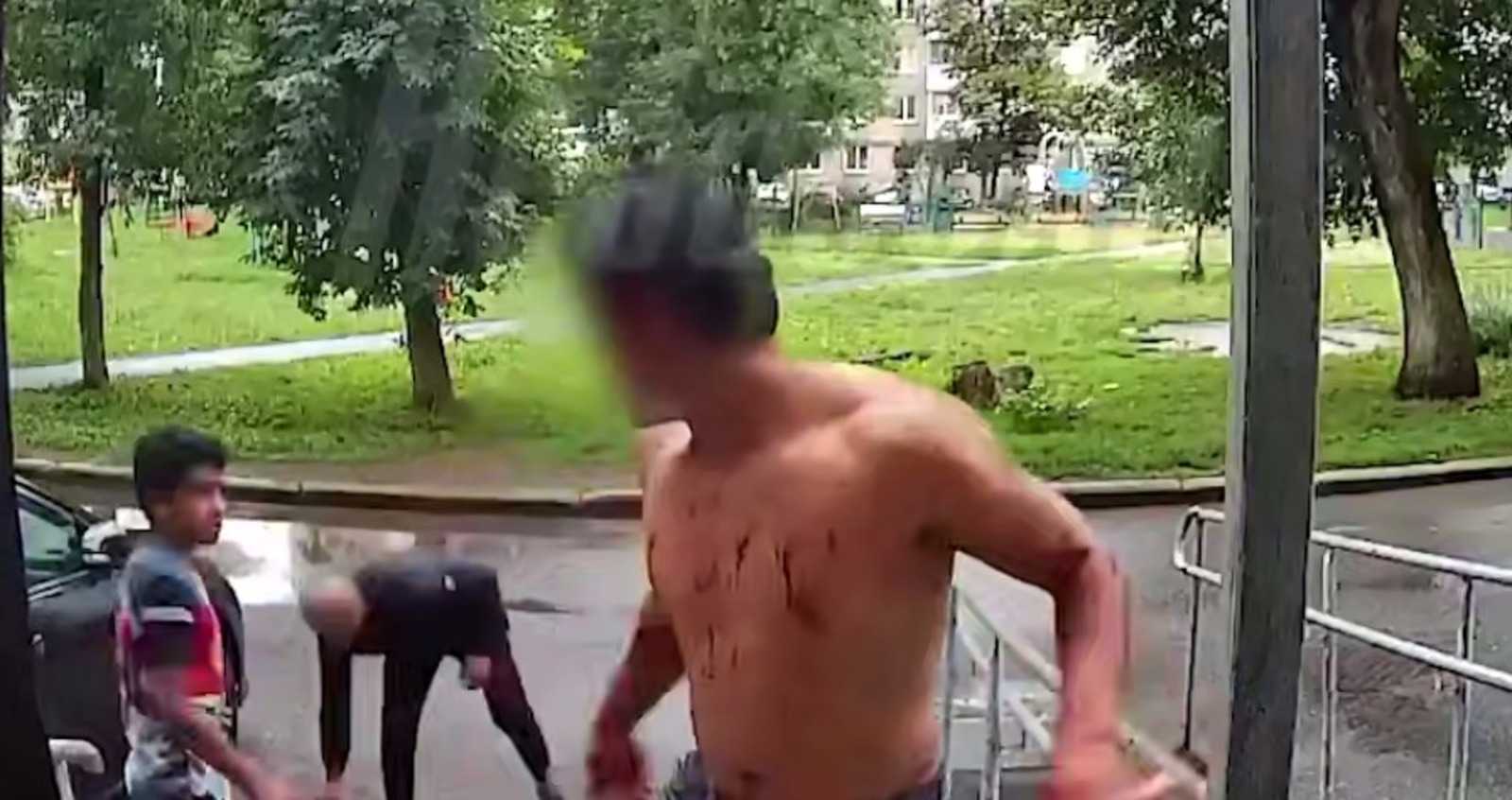 Драка мигрантов в Уфе попала на видео