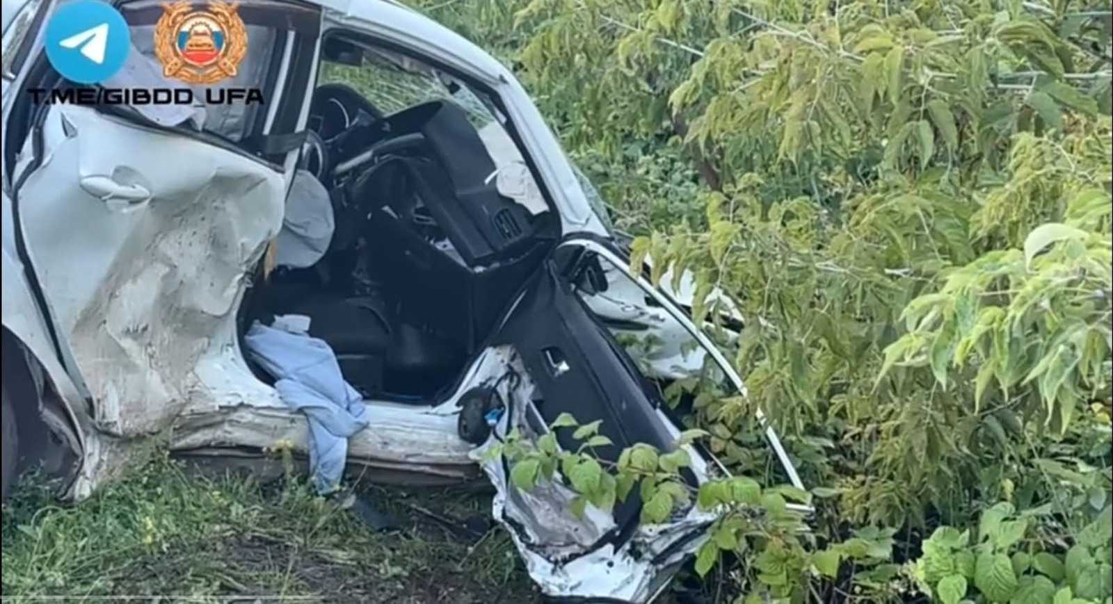 В Уфе четыре человека попали в больницу после аварии на улице Перспективной
