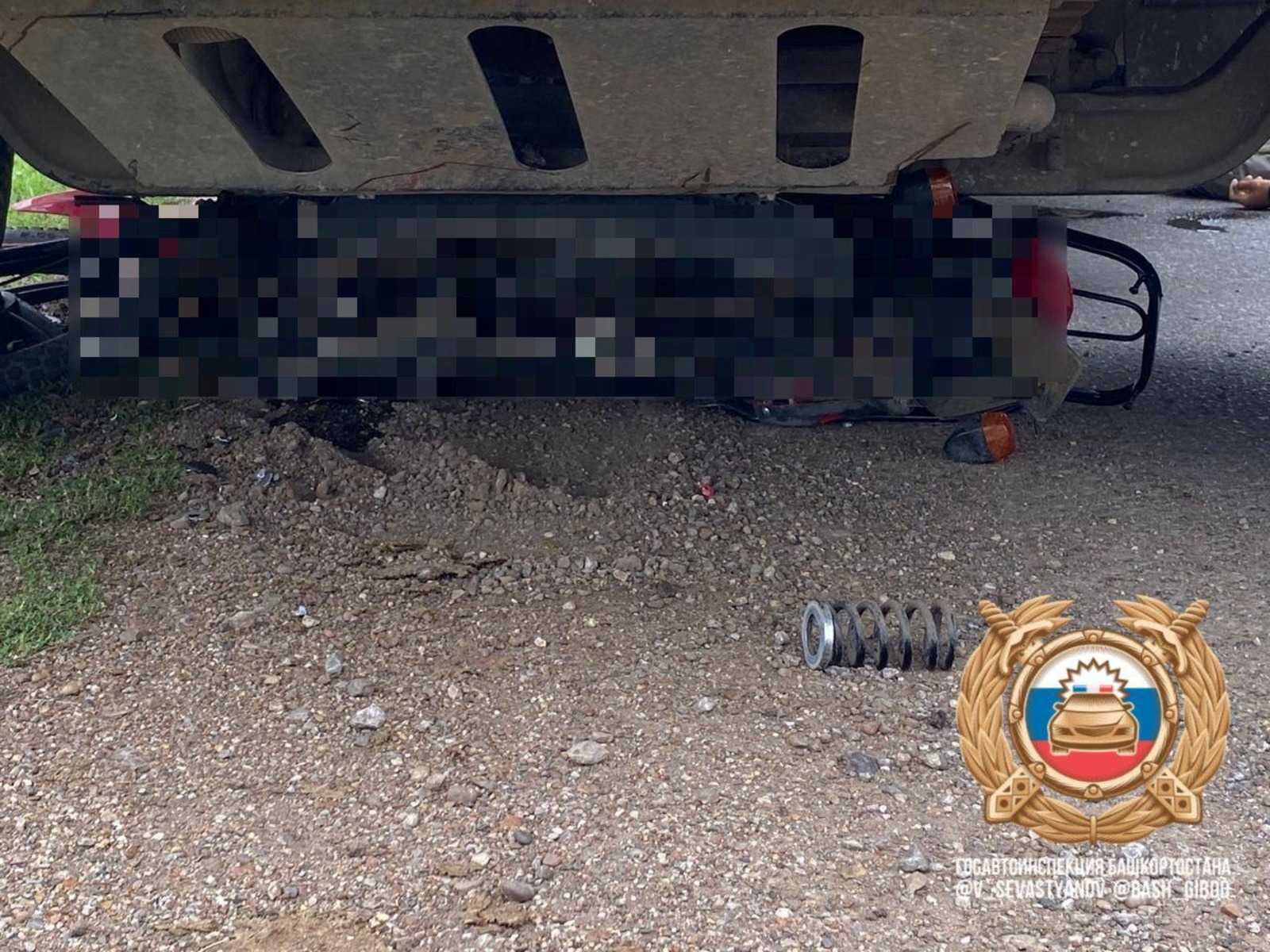 В Кармаскалинском районе Башкирии погиб 15-летний водитель мопеда