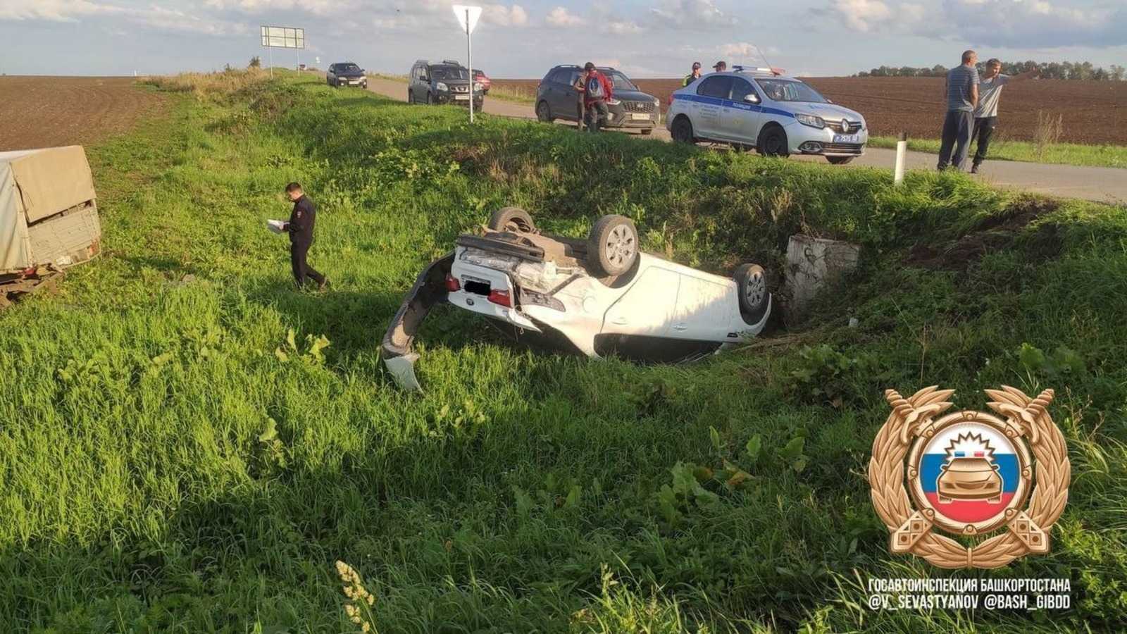 В Бирском районе Башкирии в ДТП с четырьмя машинами погиб водитель