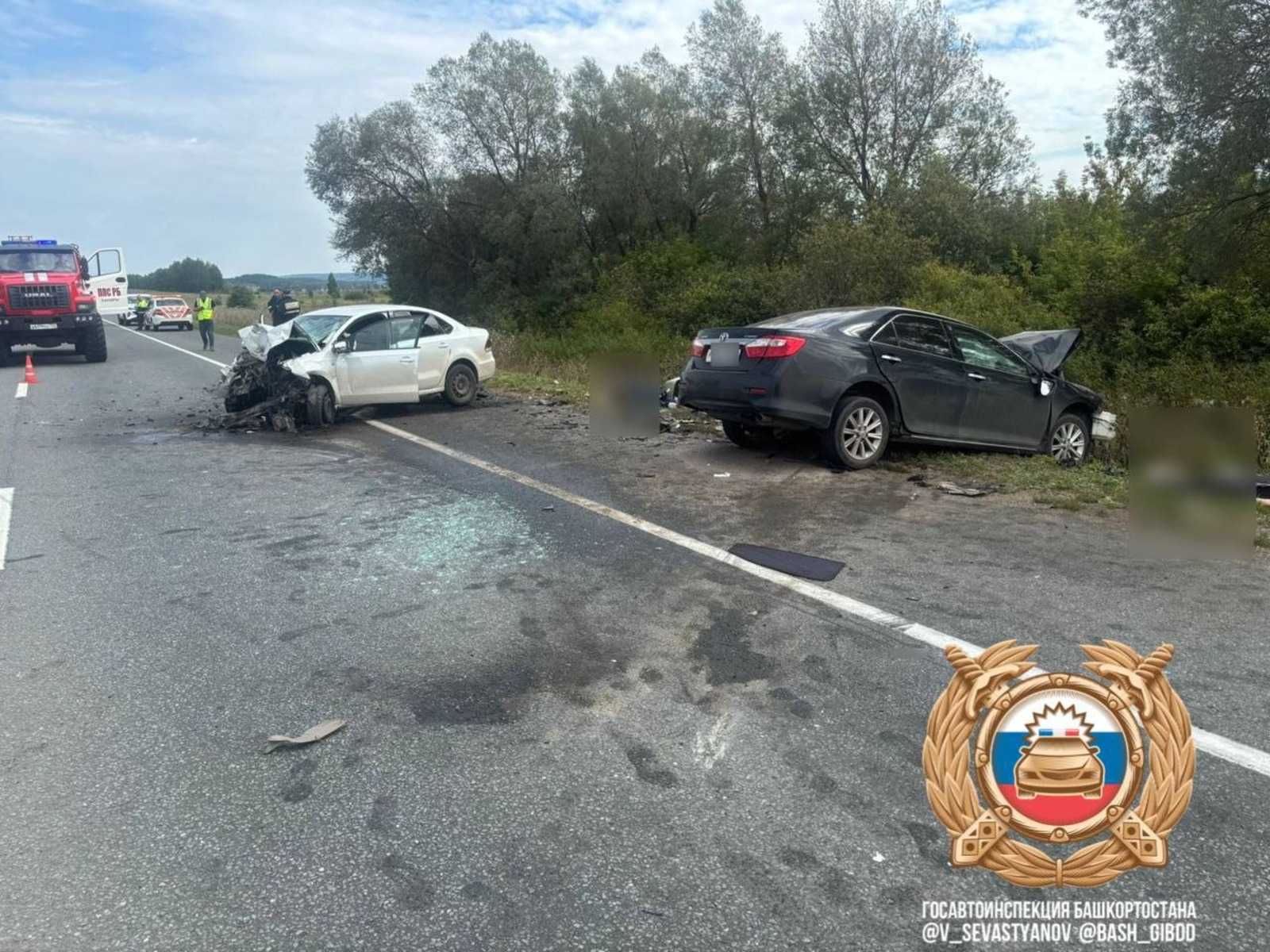 На трассе М5 в Башкирии в ДТП погибли два человека