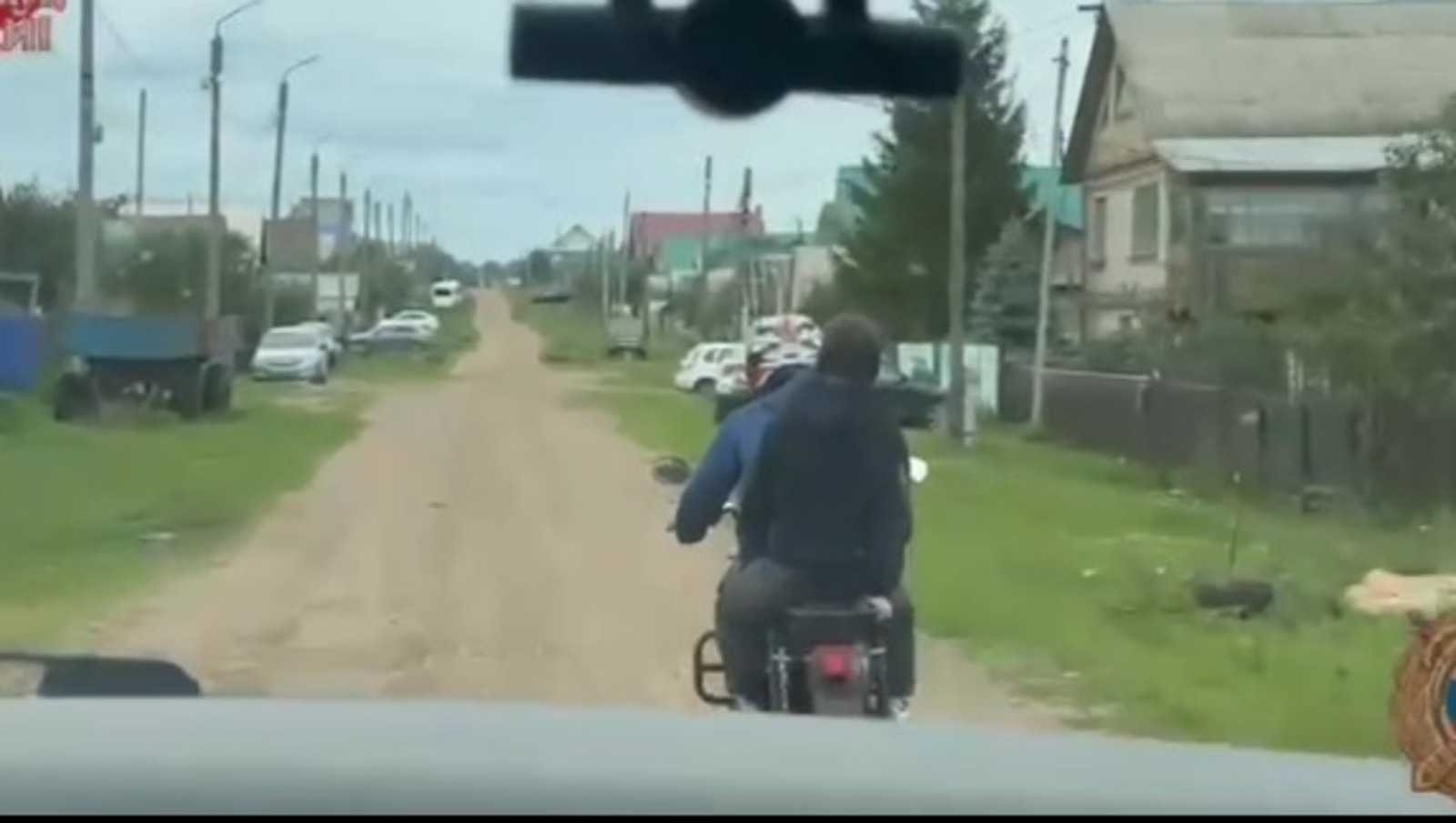 В Башкирии подростка на мотоцикле задержали после погони с ГИБДД