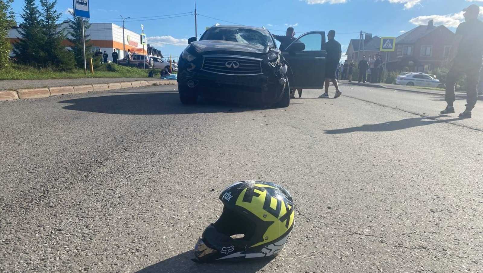 В Уфе насмерть разбился 12-летний мальчик на питбайке