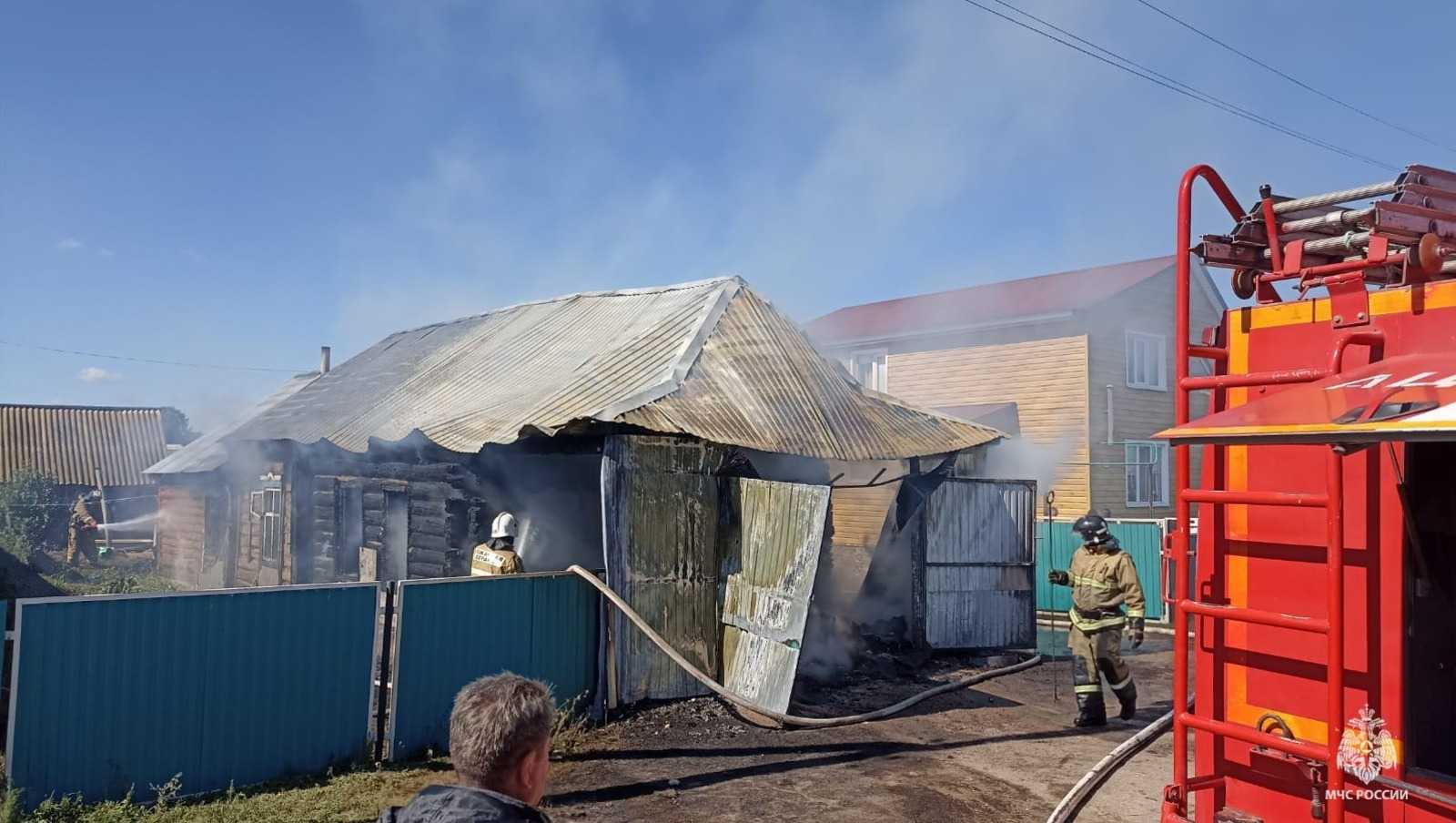 Жительница Башкирии получила ожоги, пытаясь потушить баню