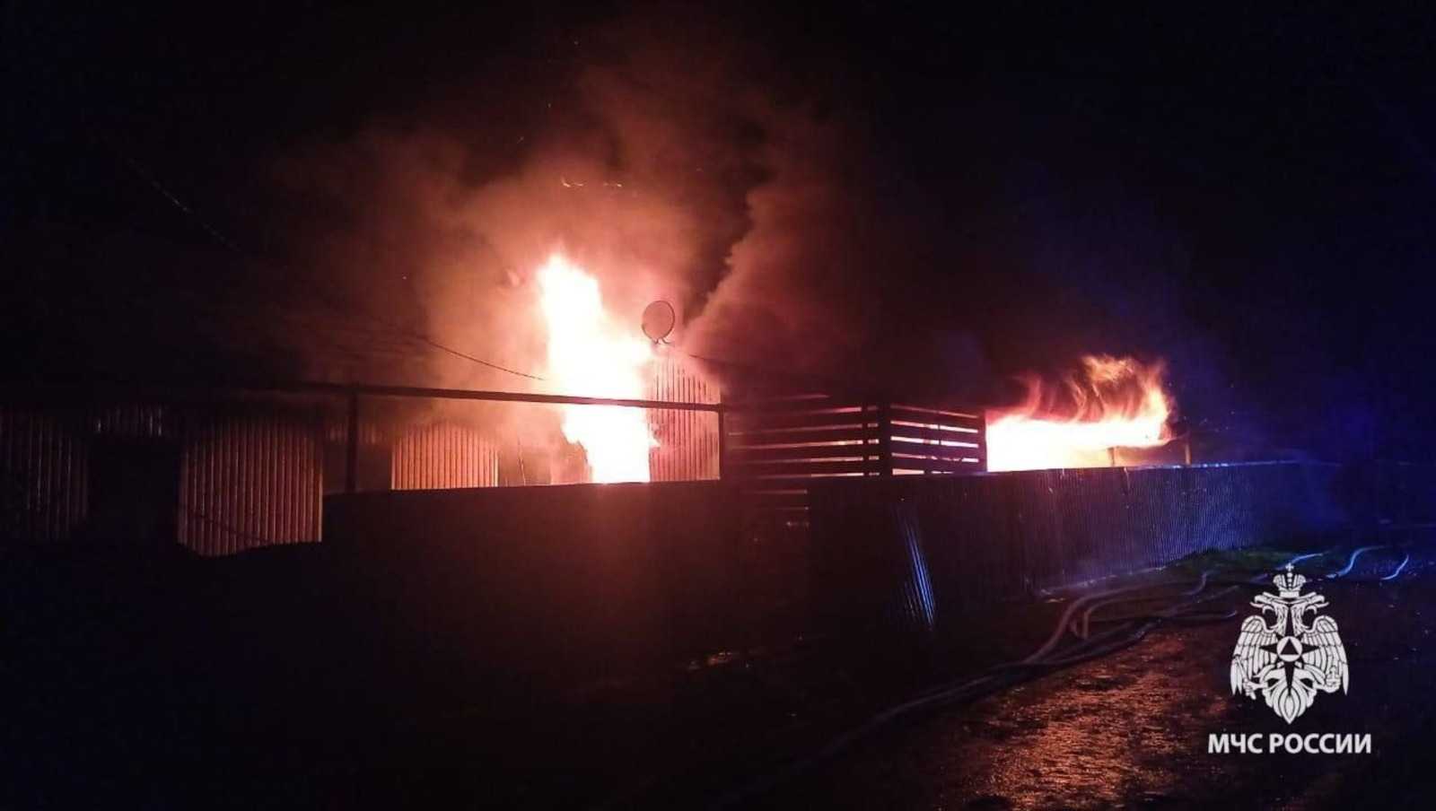 В Чишминском районе Башкирии при пожаре погибла 62-летняя женщина