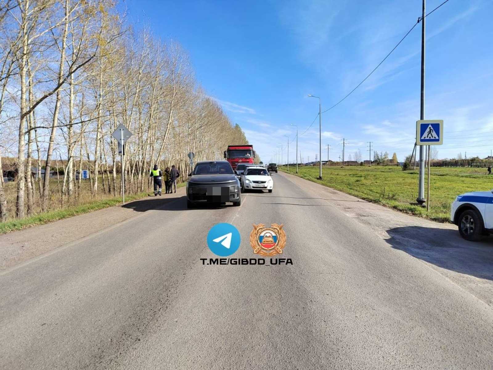 В Уфе водитель сбил школьника на нерегулируемом переходе