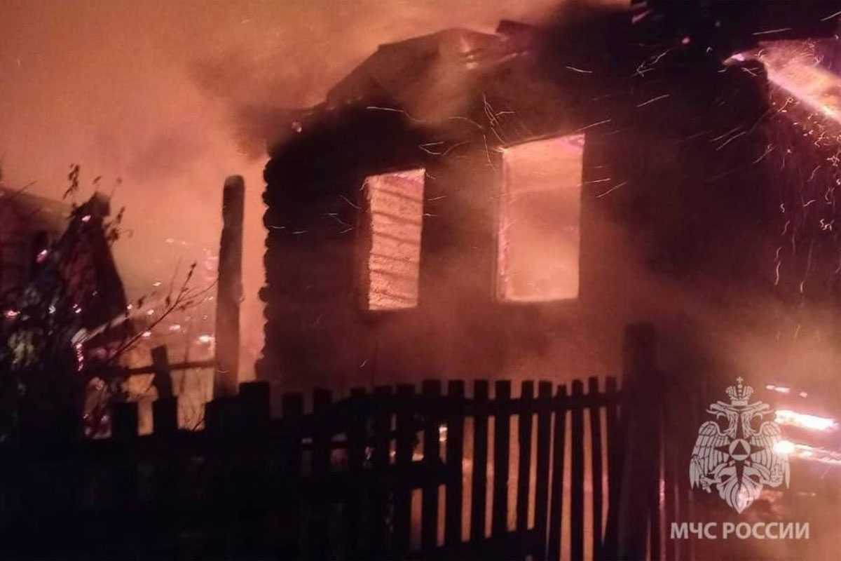 В Башкирии при пожаре пострадал 65-летний мужчина