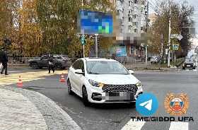 В Уфе 12-летнего мальчика сбили на регулируемом переходе