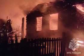 В Башкирии при пожаре пострадал 65-летний мужчина