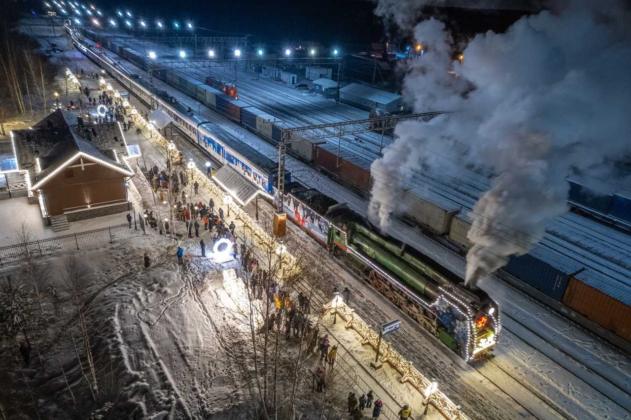 Поезд Деда Мороза приедет в Уфу в середине декабря