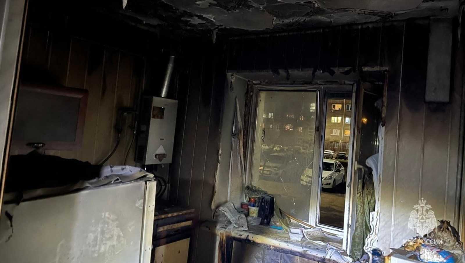 В башкирском Нефтекамске мужчина погиб в пожаре из-за сигареты