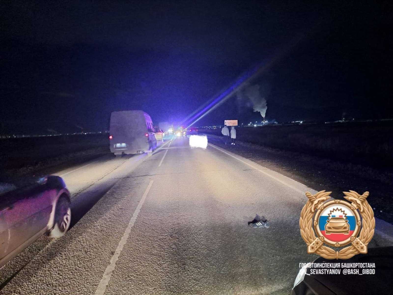 На трассе М5 под Уфой насмерть сбили пешехода