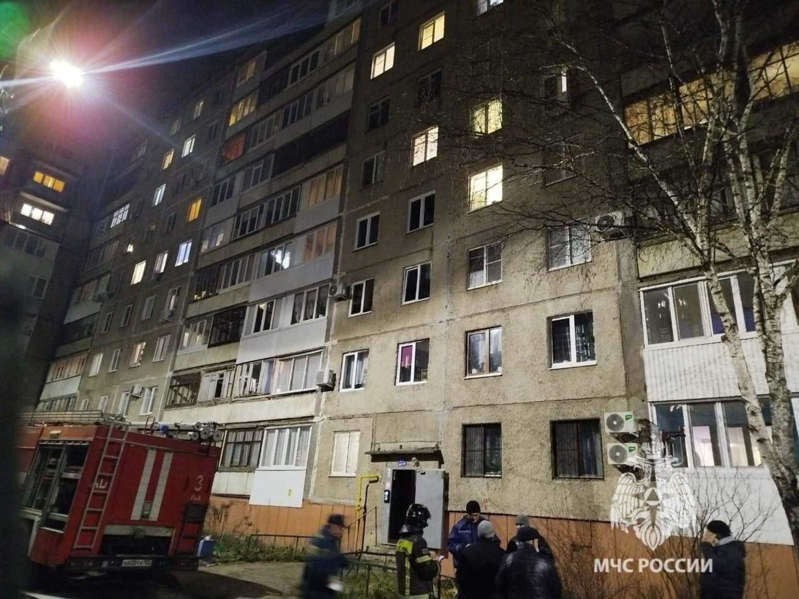 В Уфе мужчина умер после эвакуации из горящей квартиры