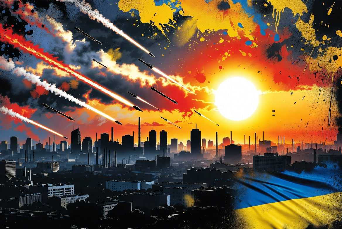 Началось: двое суток кошмара. Мощнейшая атака на Украину — Х-32 и 40 «Кинжалов». Дебют ФАБ-5000. Киев и Одессу равняют с землей. Конец АЭС